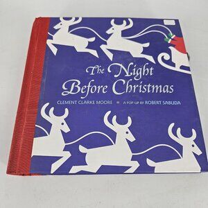 The Night Before Christmas Robert Sabuda Pop-Up First Edition Hardcover Moore